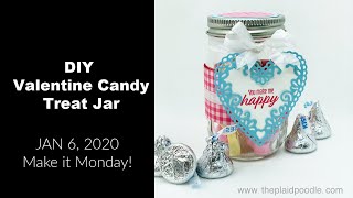DIY Valentine Candy Jar