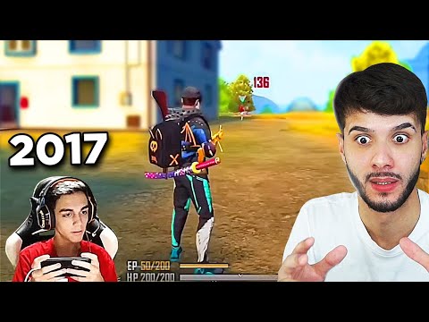 Reagindo a Primeira Partida dos PRO PLAYERS de FREE FIRE!