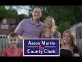 Aaron Martin is a husband, dad, volunteer and professional clerk.