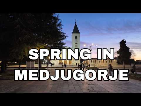 Spring Has Arrived in Međugorje 🌸 | Beautiful Walking Tour 2026