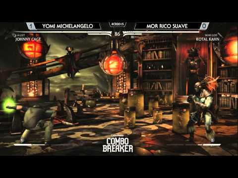 MKX After Hours @ Combo Breaker 2015 - YOMI Michealangelo vs MOR Rico Suave [720p/60fps]