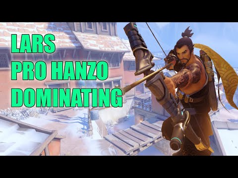 Lars PRO HANZO DOMINATING RANK NA - GRAND MASTER OVERWATCH SEASON 22