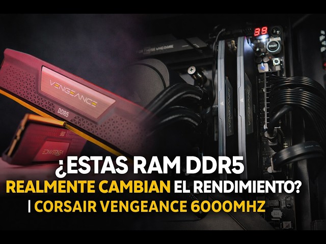 Vídeo relacionado con CORSAIR Vengeance DDR5 32GB (2 x 16GB) hasta 6000MHz AMD Intel RAM