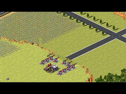 Red Alert 2 | Yuri's Revenge | 7 vs 1 | Extra hard AI | France | Random