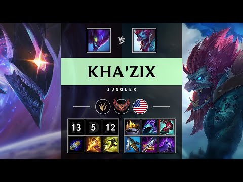 Kha'Zix Jungle vs Trundle - NA Grandmaster Patch 25.19