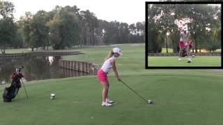preview picture of video 'Maddi MacClurg - Golf - 3-hole round'