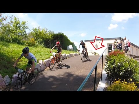 coupe AURA Sainte-Sigolène 2018 (junior ; masters ) avec une chute !!