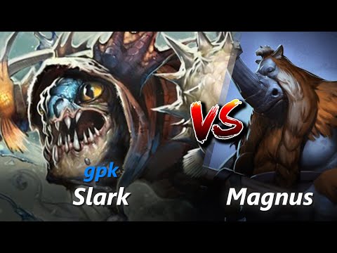 gpk safelane Slark vs Magnus/Doom | First 10 minutes