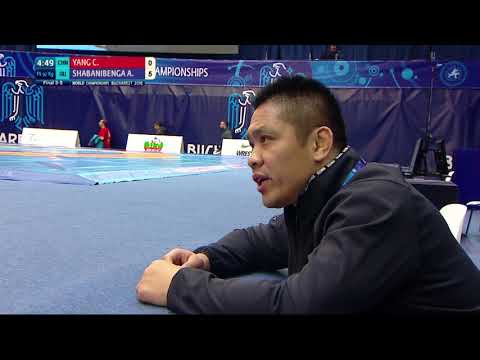 BRONZE FS - 97 kg: C. YANG (CHN) v. A. SHABANIBENGA (IRI)