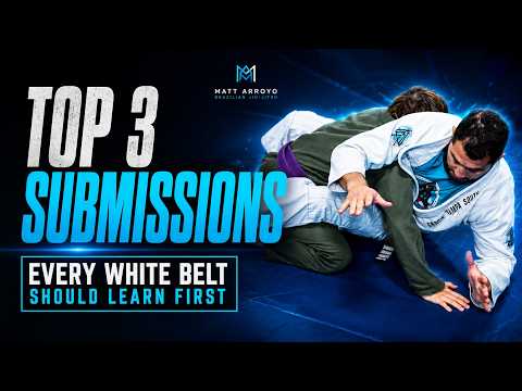 The Best 3 Jiu-Jitsu Submissions and Sweeps for Every White Belt