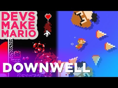 Downwell Creator Ojiro Fumoto Creates a Mario Maker Level — DEVS MAKE MARIO