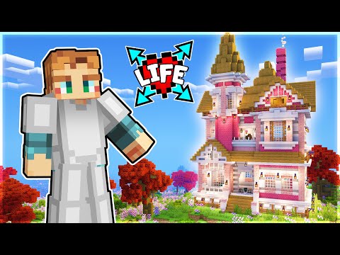 Joey Graceffa Games  - MY PINK VICTORIAN MANSION! Minecraft X Life SMP Ep.2