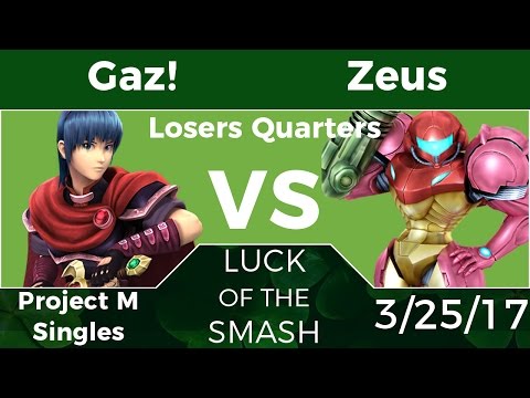 LotS PM Singles - Gaz! (Marth) vs. Zeus (Samus, C. Falcon) - Losers Quarters