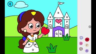 Coloring Puzzle Girl. Coloring Club. I