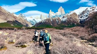 Group hiking trip in Patagonia