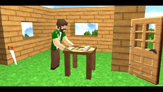 construindo a minha nova casa- survivalcraft2