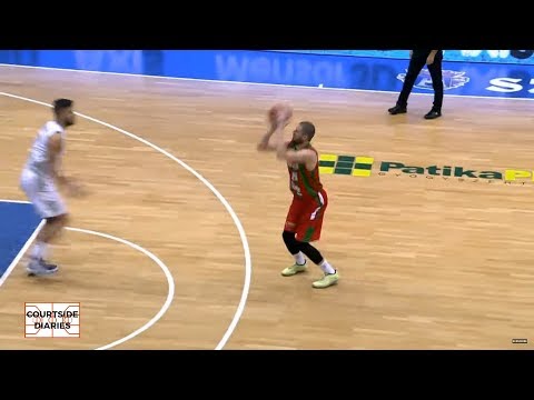 S.  Wood's 3-point show vs Alba Fehervar [Basketball Champions League]