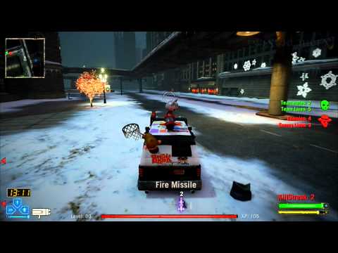 Twisted Metal PS3 - Team Last Man Standing (3v4) - Museum Massacre - Game #340 (HD)