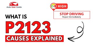 dtc p2123 quickly Fix
