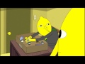 Lemongrab's son dances in the moonlight 