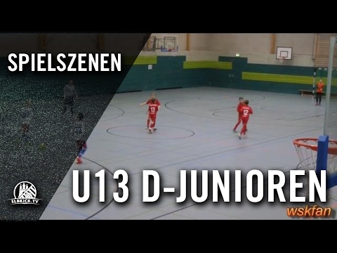 Hamburger SV - SC Nienstedten (U13 D-Junioren, Hallenmeisterschaften) - Spielszenen