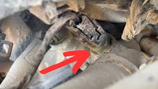 Engine Coolant Temperature Sensor Kia Rio 1.6L 2012-2017 Location and Replacement
