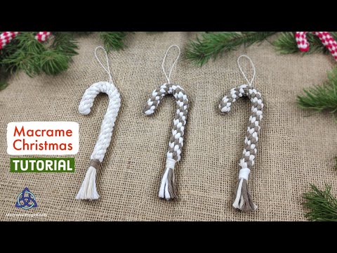 DIY Macrame Christmas Tree Decoration EASY Christmas Crafts