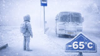 Sekolah di Kota Paling Dingin di Bumi: Anak-anak Yakutsk Berangkat di Suhu -65°C