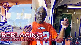 Replacing the back window on a 2014 Hyundai Sonata 🤬￼