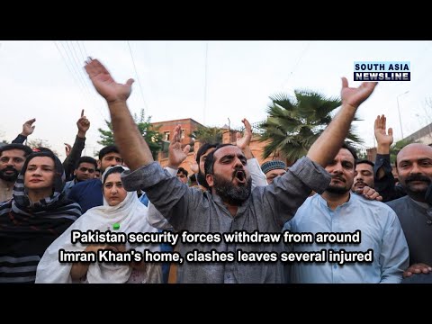 Pakistan security forces withdraw from around Imran Khan's home, clashes leaves several injured