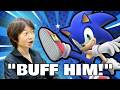Sakurai Buffs Sonic