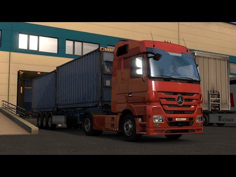ETS 2 - Mercedes Actros MP3 - Trip: Pskov - Rēzekne