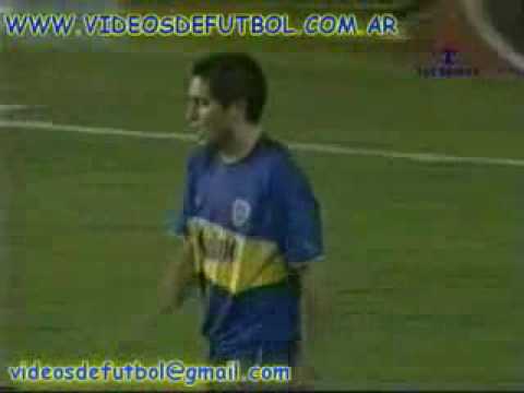 Riquelme a Yepes Copa Libertadores 2000 - relatos Araujo
