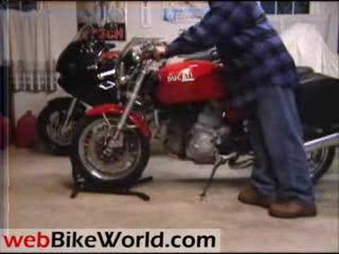 Motorcycle Front Wheel Stand - Wheel Chock