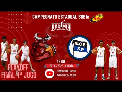 Regatas x Pinheiros: Playoff - Final - 1º jogo - Campeonato Estadual 2022 de Basquete, Sub16.