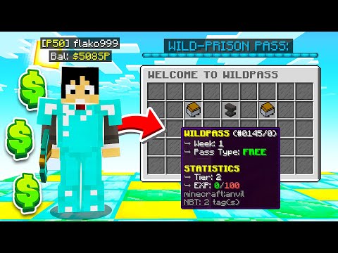 Crazy OVERPOWERED BATTLEPASS on The BEST OP Prisons Server 2022! | Minecraft OP Prison | 1.8-1.18.1