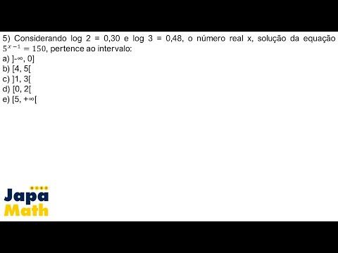 Prova Resolvida EsPCEx (2011 - 2012) - Equação Exponencial e Logaritmos