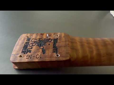 Warmoth AAA Roasted Flame Maple Stratocaster Neck *MINT* image 20