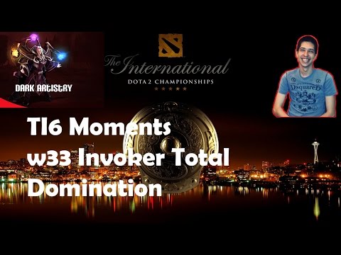 Dota 2 The International 2016 Moments #4-w33 Invoker Total Domination