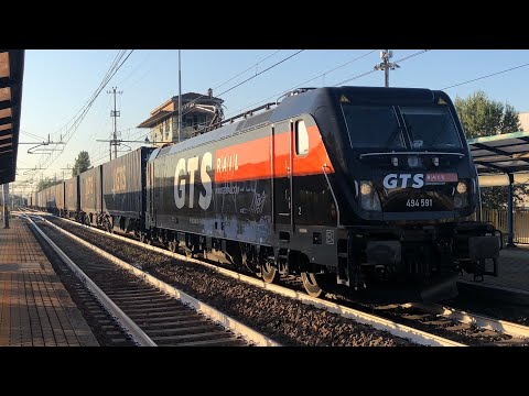 TCS Bari Lamasinata -Padova Interporto con titolare E494.591 “Alessandra” in transito a BolognaFiere