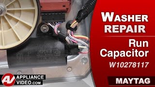 Maytag Washer Fills Then Hums - Run Capacitor Repair