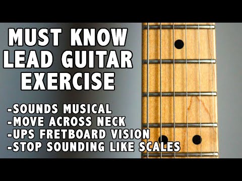 Must Know Guitar Practice Exercise - play horizontally & expand neck vision