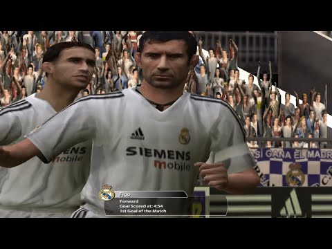FIFA 05 Gameplay | Real Madrid vs Barcelona | Real Madrid humiliates Barcelona