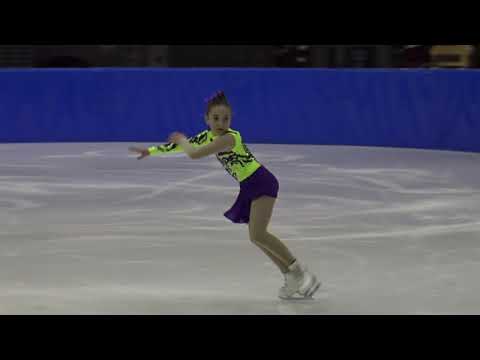 12. Santa Claus Cup 2018: Arianna Maria Petrut (ROU) - FS Cubs Girls ISU 9 Free Skating