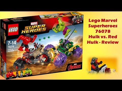 Lego Marvel Superheroes 76078 Hulk vs  Red Hulk