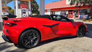 Test driving and showing our last 2023 Corvette Z06, 3LZ, Z07, Convertible English Version sort of
