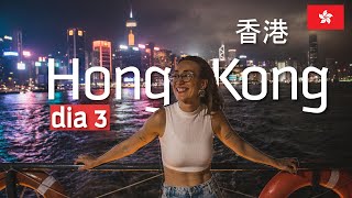 O que fazer em HONG KONG | maior escada rolante do mundo, chá com leite + passeio de barco à noite