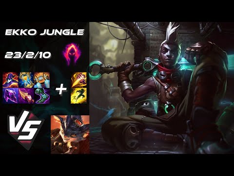 Ekko Jungle vs Rumble - EU Challenger Patch 14.5.1