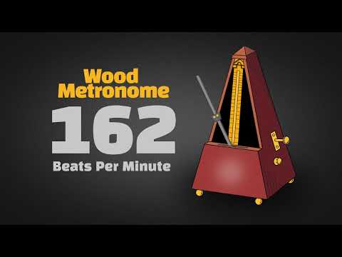 162 BPM Wood Metronome [30 Minuts]