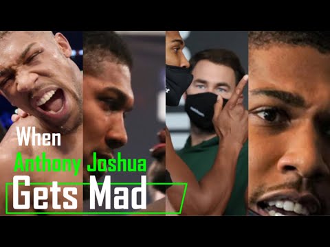 ⚠️When Anthony Joshua Gets Mad, Angry Or Loses It.🥊😱